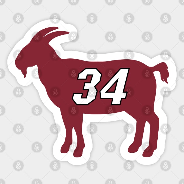 Ray Allen Miami Goat Qiangy Sticker by qiangdade